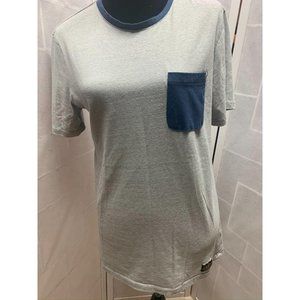 Trademark Brooklyn Clothes T Shirt Size Large Gray with Blue